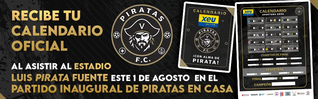 Calendario Piratas FC 2026